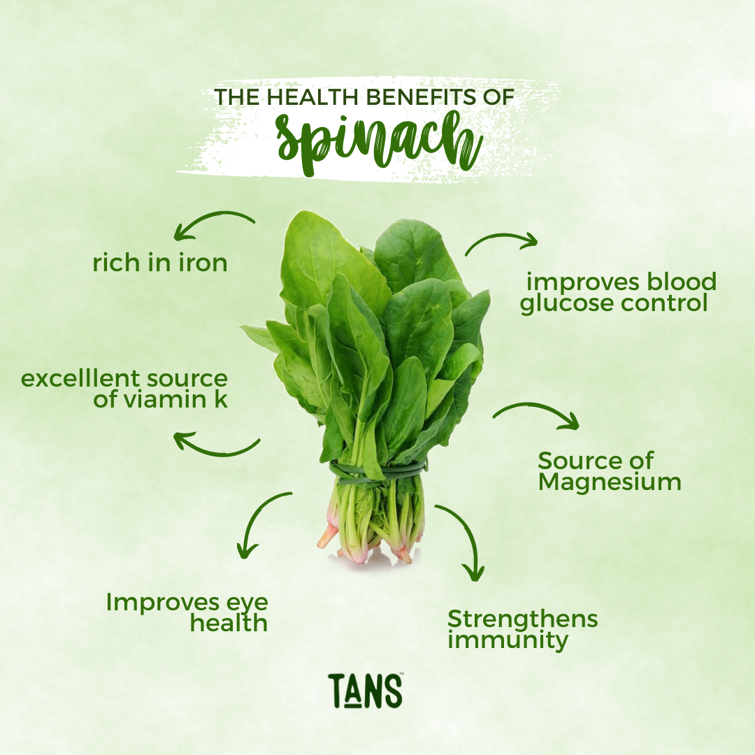 Spinach is among the top vegetables that are full of nutrients; in itself a whole diet. It has so much richness that its list of benefits might shock you. So be prepared as you read ahead. Spinach is full of Vitamin E, iron, potassium, and magnesium.